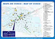 Mapa de Cusco ou Cuzco