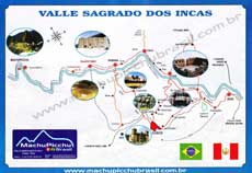 Mapa do Valle Sagrado dos Incas