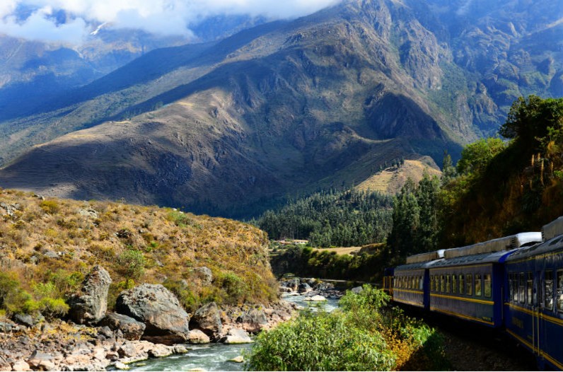 Trem para Machu Picchu